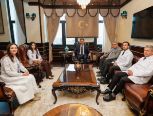 Vali Masatlı, sağlık heyetini kabul etti