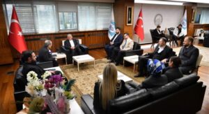 Büyükkılıç, Wushu Kung Fu Federasyonu Başkanı Akyüz’ü kabul etti