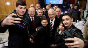 Ünye’de toplu iftar sofrası kuruldu