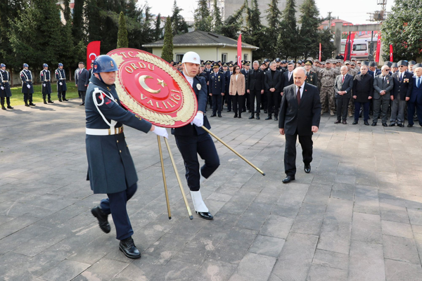 Ordu Şehitliği’nde tören düzelendi