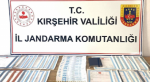Kırşehir Jandarma’dan tefecilik operasyonu Kırşehir Jandarma’dan tefecilik operasyonu