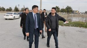 Başkan Kahveci, Fuar Alanını inceledi