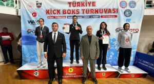 Emine Arslan Türkiye Kick Boks Şampiyonu oldu