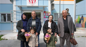 Maltepe’de kreş öğrencileri büyükleriyle bir araya geldi