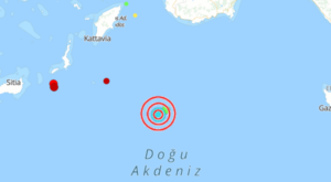 Akdeniz’de deprem Akdeniz’de deprem