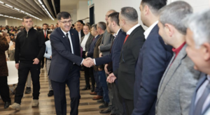 Başkan Kahveci personelle bir araya geldi