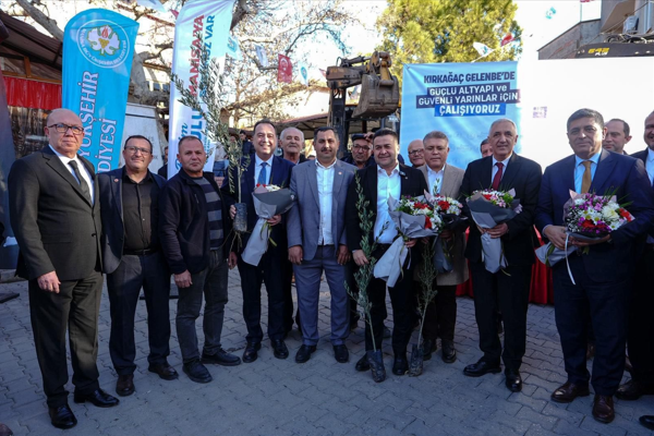 Başkan Dutlulu, Gelenbe’de 4 milyon Euro’luk altyapı yatırımını başlattı