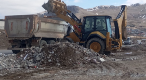 Van’da kaçak moloz ve hafriyat dökümüne yönelik denetim