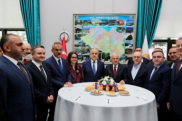 Ordu’da protokol ve vatandaşlar “Kent Bayramlaşması”nda buluştu