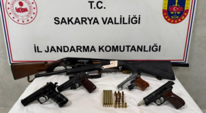 Sakarya’da silah kaçakçılığı operasyonu