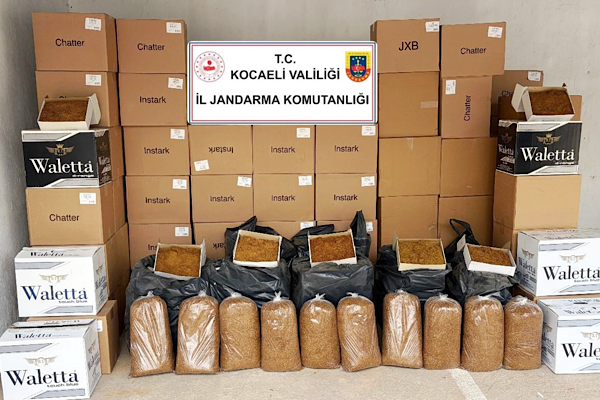 Kocaeli’de kaçak sigara ve tütün operasyonu Kocaeli’de kaçak sigara ve tütün operasyonu