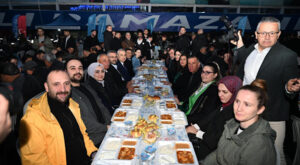 Başkan Çerçioğlu, Büyükşehir ve ASKİ personeliyle iftar sofrasında buluştu