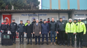 Vali Aktaş, polis ve jandarma uygulama noktalarını ziyaret etti