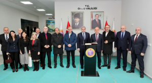 Gürcistan’ın Ankara Büyükelçisi Kalandia, Vali Erol’u ziyaret etti