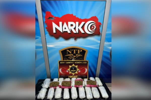 Siirt’te uyuşturucu operasyonu Siirt’te uyuşturucu operasyonu