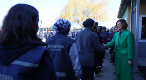 Başkan Ünlüce, personelle bayramlaşmaya devam ediyor