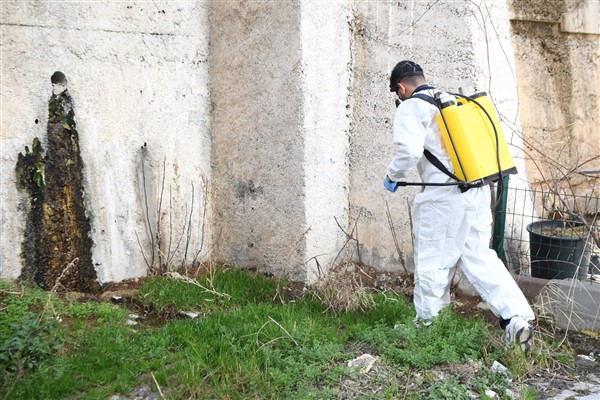 Mamak’ta haşere ve larva mücadelesi sürüyor