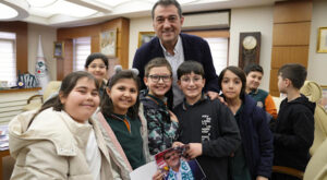 Öğrenciler, Başkan Köse’yi ziyaret etti Öğrenciler, Başkan Köse’yi ziyaret etti