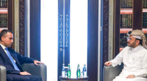 Al Ansari, Avrupa Birliği Körfez Bölgesi Özel Temsilcisi Di Maio ile görüştü