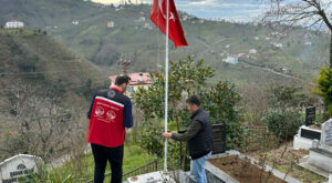 Giresun’da şehit kabirleri için bakım ve onarım seferberliği sürdürüldü