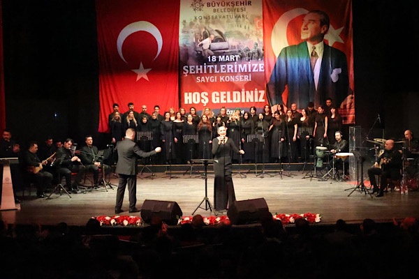 Aydın’da “18 Mart Şehitlerimize Saygı Konseri” düzenlendi
