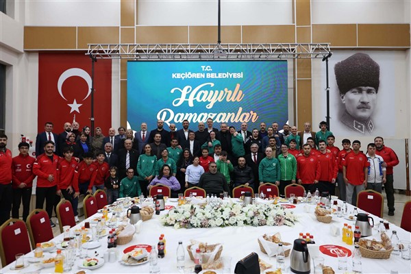 Keçiören’de Ramazan boyunca 450 bin kişi iftar sofrasında buluştu
