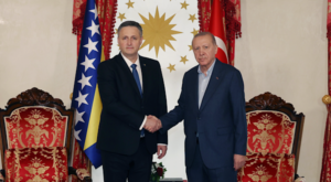 Erdoğan, Bosna-Hersek Devlet Başkanlığı Konseyi Başkanı Beçiroviç ile görüştü