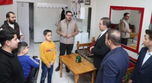 Haliliye’de Başkan Canpolat ve AK Parti heyeti vatandaşlarla buluştu