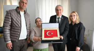 Başkan Kocagöz’den şehit annesine ziyaret