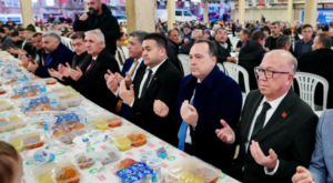 Büyükşehir’in iftar sofrası Kırkağaç’ta kuruldu