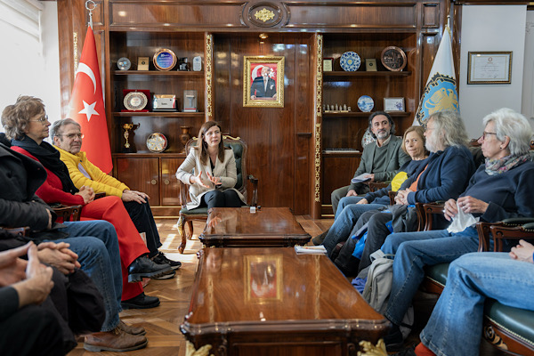 Eşbaşkan Bucak, Alman sendika temsilcilerinden oluşan heyeti ağırladı