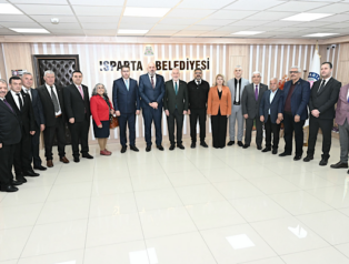 Türkiye Muhtarlar Konfederasyonu’ndan Isparta Belediyesi ziyareti