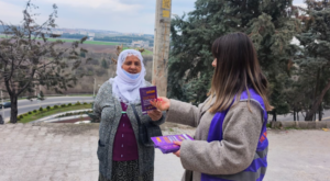 Diyarbakır’da 8 Mart kapsamında ev ziyaretleri ve bilgilendirme çalışması yapıldı