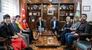 AB Türkiye Delegasyonu heyetinden Büyükşehir Belediyesine ziyaret