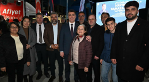 Manisa’da Saruhanlı’da iftar programı düzenledi