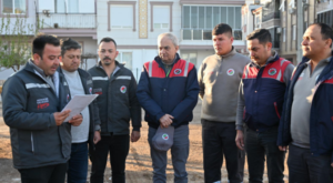 Başkan Kocagöz, sahada belediye ekipleriyle çalıştı