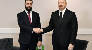 Aliyev, Suriye Arap Cumhuriyeti Cumhurbaşkanı Şara ile görüştü