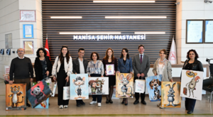 Manisa’dan hastanelerin çocuk servislerine 23 Nisan etkinliği