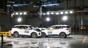 Chery TIGGO9, üç araçlı çarpışma testini başarıyla tamamladı