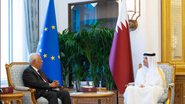 Katar Başbakanı ile Avrupa Konseyi Başkanı Doha’da bir araya geldi