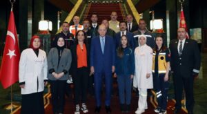 Cumhurbaşkanı Erdoğan, 1 Mayıs’ta işçi ve işveren temsilcilerini kabul etti