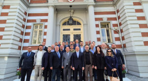 Gemlikli yetkililer, Türkiye’nin Romanya Büyükelçisi Altan ile görüştü