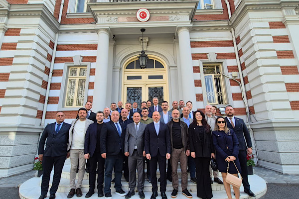 Gemlikli yetkililer, Türkiye’nin Romanya Büyükelçisi Altan ile görüştü