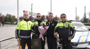 Düzce’de Polis Haftası’nda sürpriz organizasyon