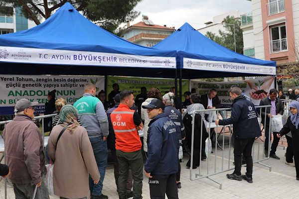 Aydın’da  Ata Tohumlu fide dağıtımı