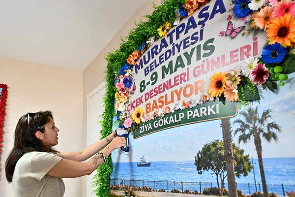Muratpaşa’da Çiçek Desenleri Günleri hazırlıkları sürüyor