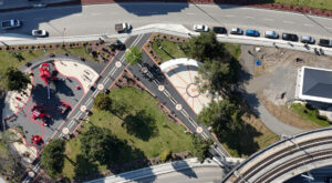 Samsun’da Gençlik Parkı ve kavşak yenilendi