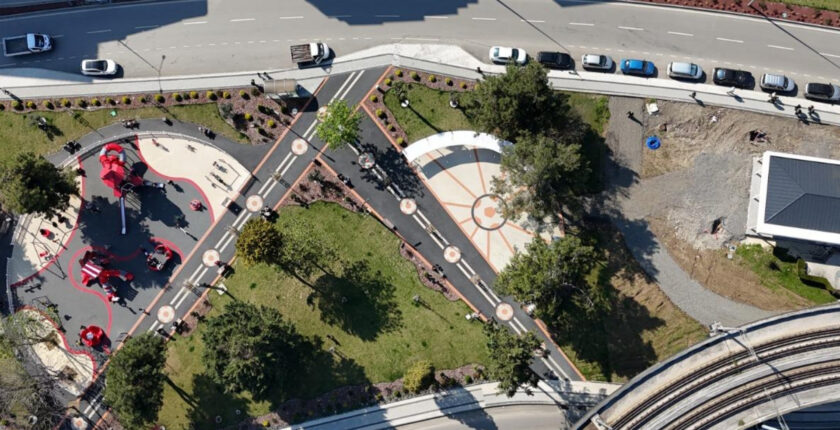 Samsun’da Gençlik Parkı ve kavşak yenilendi