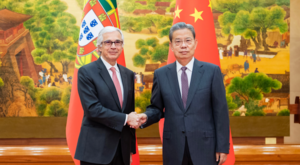 Çin ve Portekiz meclis başkanları bir araya geldi