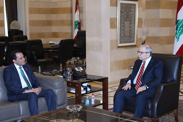 Salam, Katar Devleti’nin Lübnan Büyükelçisi Al-Thani ile görüştü Salam, Katar Devleti’nin Lübnan Büyükelçisi Al-Thani ile görüştü